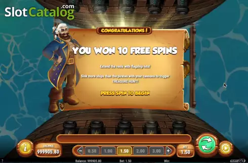 Free Spins 2. Captain Glum: Pirate Hunter slot