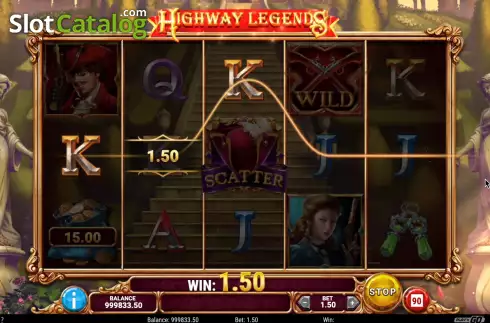 Ecran4. Highway Legends slot
