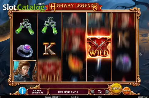 Free Spins 2. Highway Legends slot