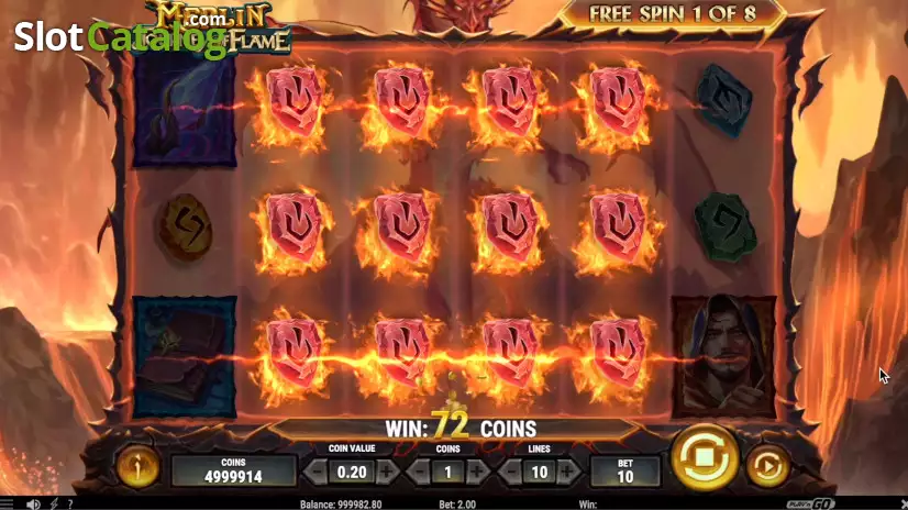 Video Merlin: Journey of Flame Slot