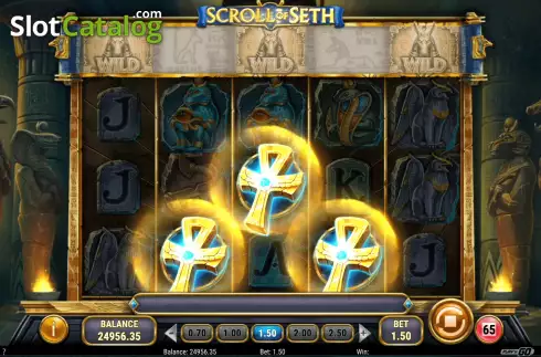 Bildschirm4. Scroll of Seth slot