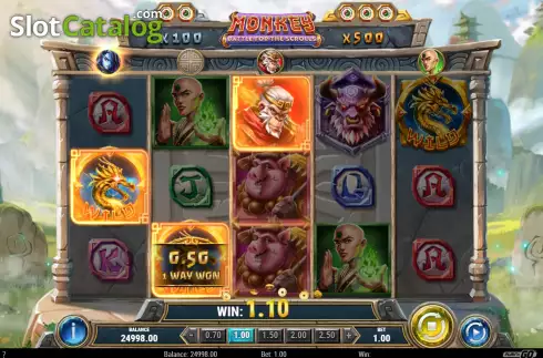 Schermo4. Monkey: Battle for the Scrolls slot