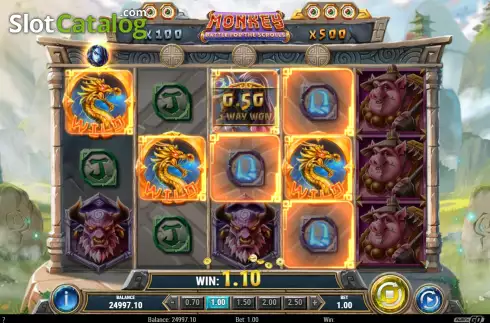 Win Screen 2. Monkey: Battle for the Scrolls slot
