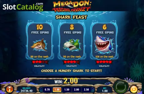 Free Spins Win Screen 2. Mega Don Feeding Frenzy slot