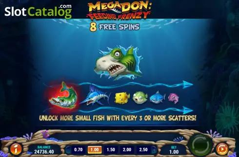 Free Spins Win Screen 3. Mega Don Feeding Frenzy slot