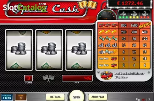 画面4. Speed Cash (スピード・キャッシュ) カジノスロット