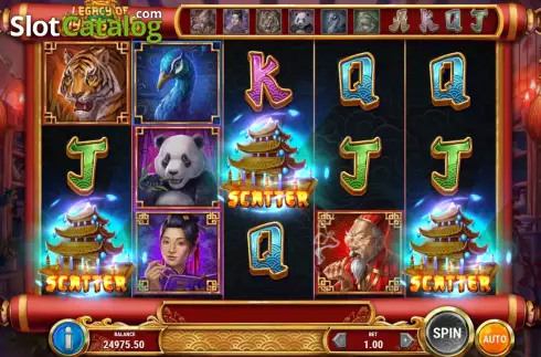 Free Spins Win Screen. Legacy of Dynasties slot
