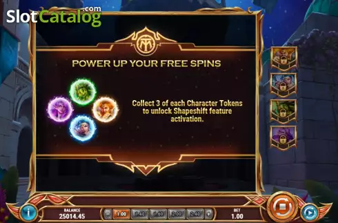 Schermo7. Tales of Mithrune Syn’s Fortune slot
