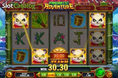 Win Screen 2. Pandastic Adventure slot