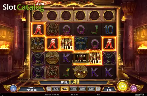 Schermo5. Tomb of Gold slot