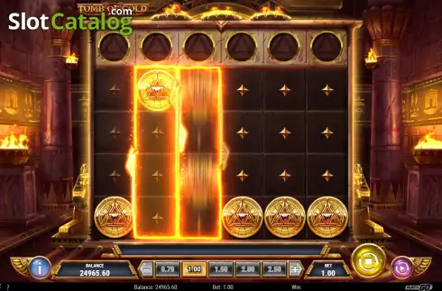 Respins Win Screen 2. Tomb of Gold slot