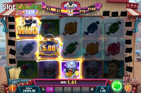Win Screen. Love is in the Fair slot