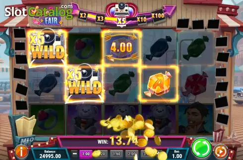 Win Screen 2. Love is in the Fair slot