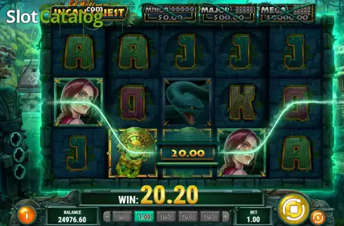 Win Screen 2. Cat Wilde and the Incan Quest slot
