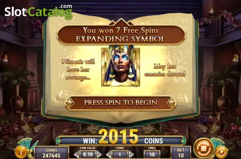 Free Spins Win Screen 2. Banquet of Dead slot