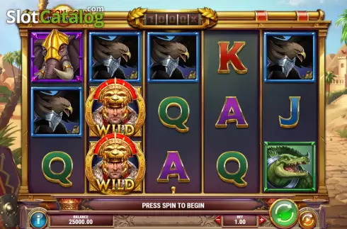 Game Screen. Legion Gold Unleashed slot