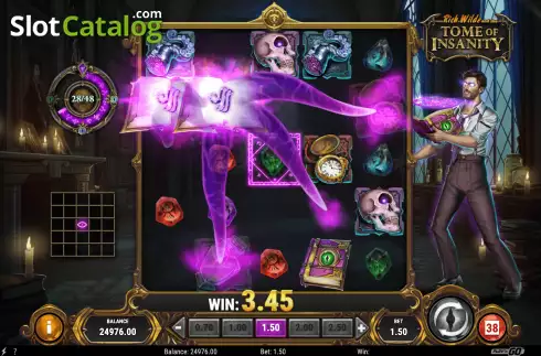 Bildschirm6. Rich Wilde and the Tome of Insanity slot
