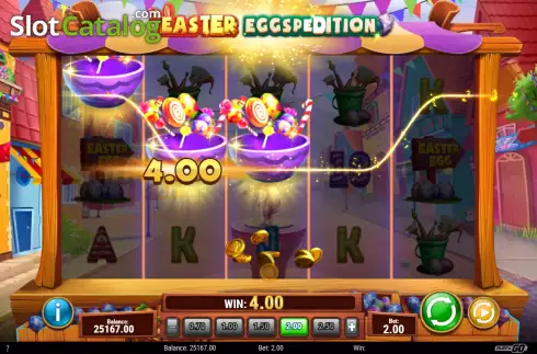 Win Screen 2. Easter Eggspedition slot