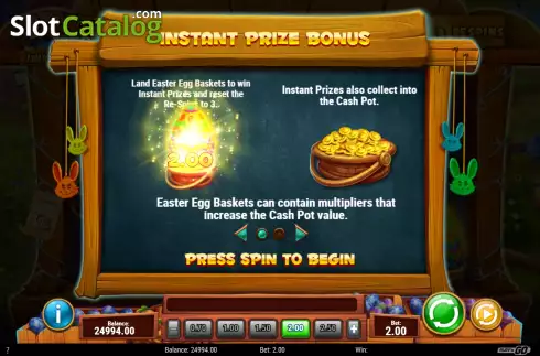 Free Spins. Easter Eggspedition slot