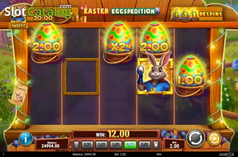 Bildschirm9. Easter Eggspedition slot
