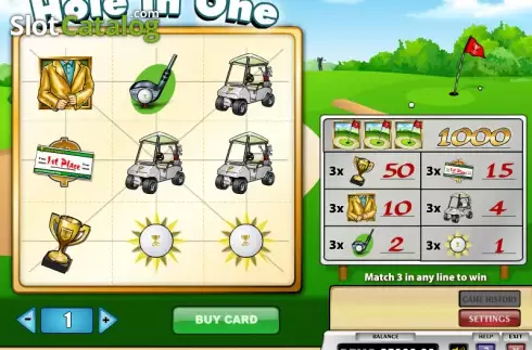 Screen 1. Hole in One (Others) slot