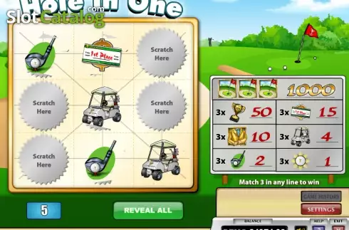 Screen 4. Hole in One (Others) slot