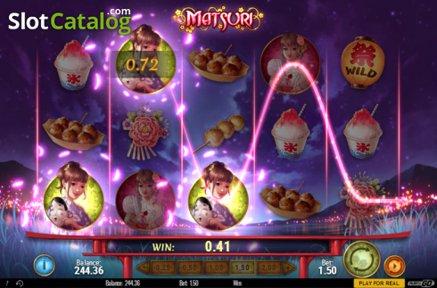 Bildschirm 6. Matsuri (Play'n Go) slot