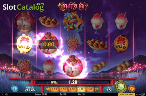 Bildschirm 7. Matsuri (Play'n Go) slot