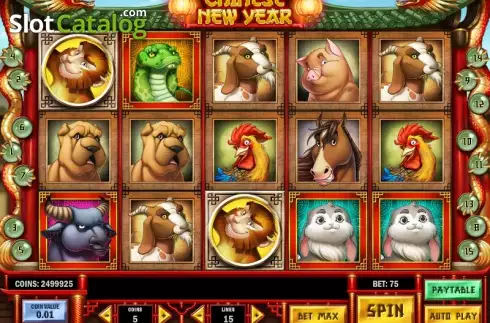 Carretes. Chinese New Year (Play'n Go) Tragamonedas 