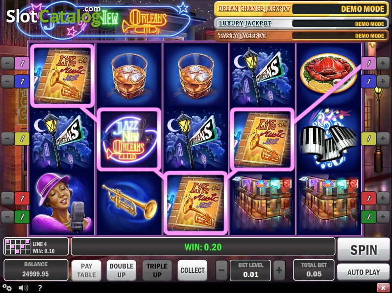 Play Jazz Of New Orleans Slots Here For Free