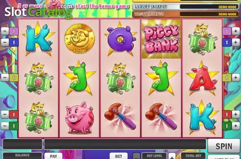 Ekran 1. Piggy Bank (Games |nc) yuvası
