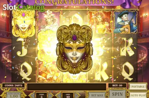 Scatters. Royal Masquerade (Play'n Go) slot