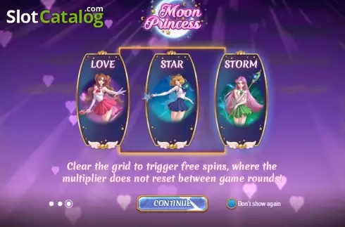 Bildschirm 3. Moon Princess slot