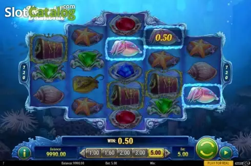 Win screen 1. Mermaid's Diamond slot