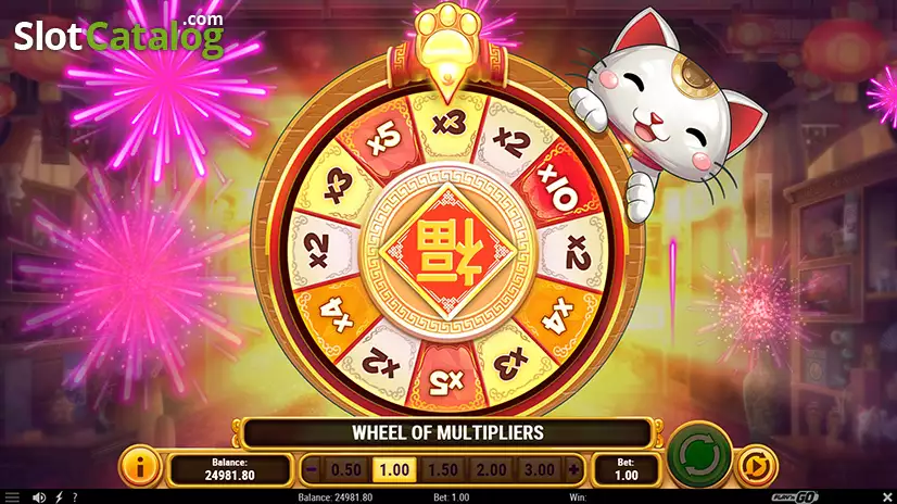 Big Win Cat Wheel of Multipliers