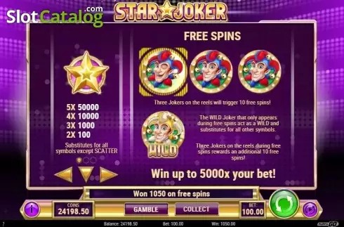 Screenshot8. Star Joker slot
