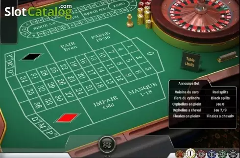 Game Screen 1. French Roulette (Others) slot