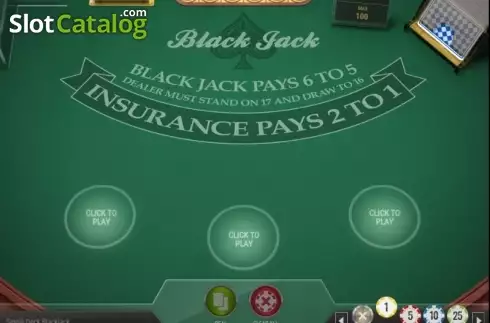 Game Screen 1. Single Deck Blackjack MH slot