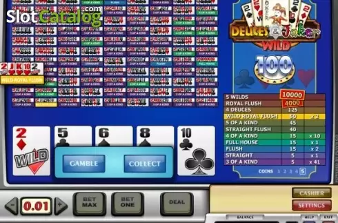 Game Screen 3. Deuces and Joker Wild (Others) slot