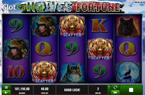 Bildschirm4. Wolves of Fortune slot