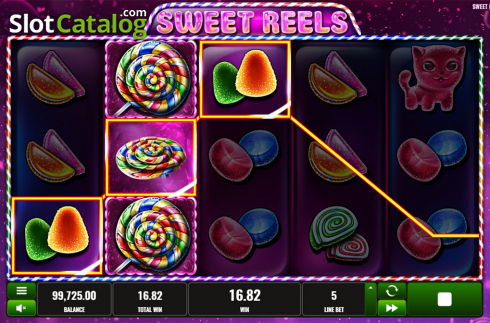 Skärmdump6. Sweet Reels (Playreels) slot