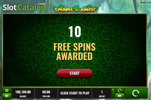 Game workflow 3. Sounds of Jungle slot