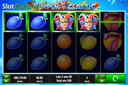 Game workflow . Simply Classic slot