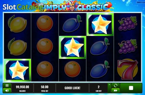 Game workflow 2. Simply Classic slot