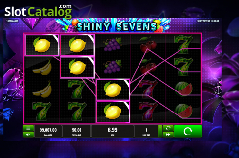 Bildschirm3. Shiny Sevens slot