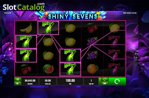 Bildschirm6. Shiny Sevens slot