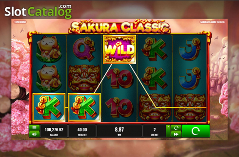 Game workflow 2. Sakura Classic slot