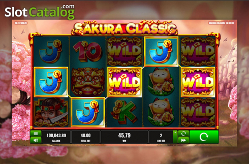 Bildschirm5. Sakura Classic slot
