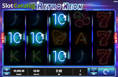 Bildschirm3. Retro Neon slot