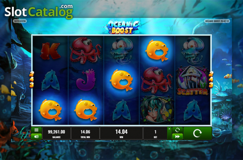 Game workflow . Oceanic Boost slot